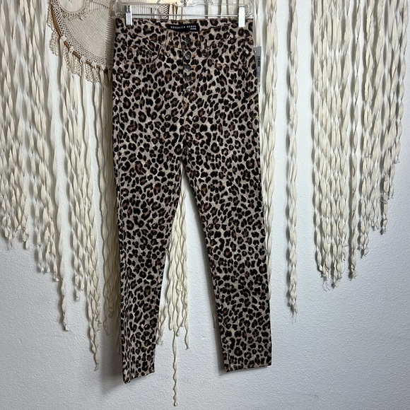 Veronica Beard NWT Debbie 10” Skinny in Leopard size 26 - Picture 8 of 11